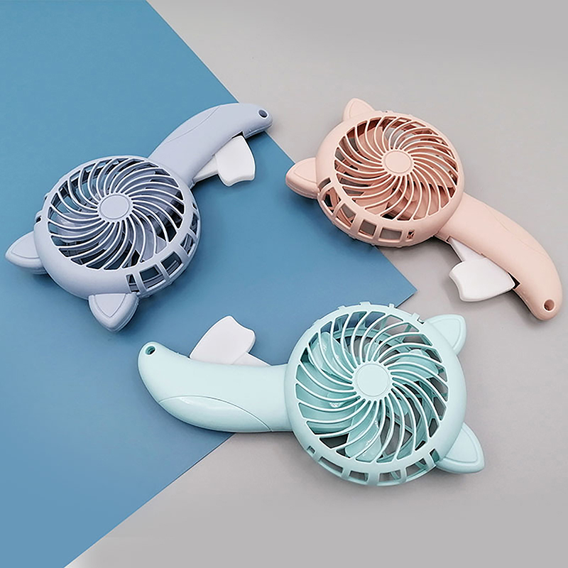 Draagbare Cartoon Schattige Handdrukventilator Mini Handheld Ventilator Zonder Batterij Voor Gebruik Buitenshuis Ventilator Zomer Luchtkoeler Reisventilator