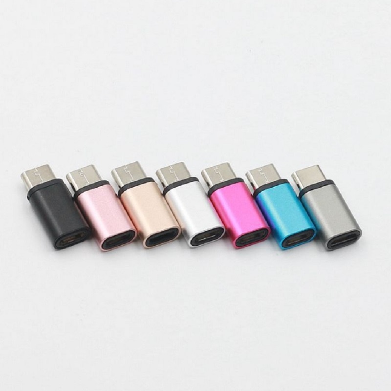 Usb-tyypin c urosliitin mikro-usb-naarasmuuntimeen usb-c-tyypin c-sovitin oneplus 2 htc :lle 10 lumia 950 nexus 5x 6p macbookille