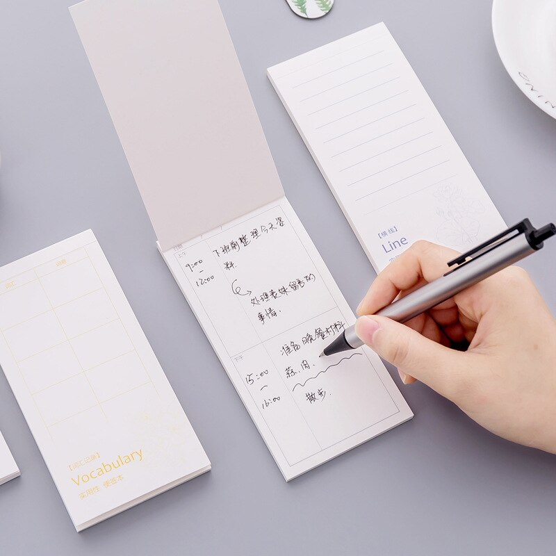 Libreta pequeña y bonita, cuaderno , Simple y a la , no impreso, Bloc de notas multifuncional, lata de roturas