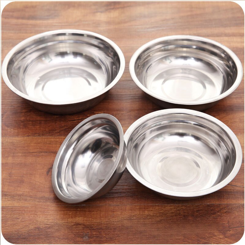 1PCS Dinner Plates Stainless Steel Kitchen Plate Home Supplies Tableware Multifunctional Food Tray Plate Dishes