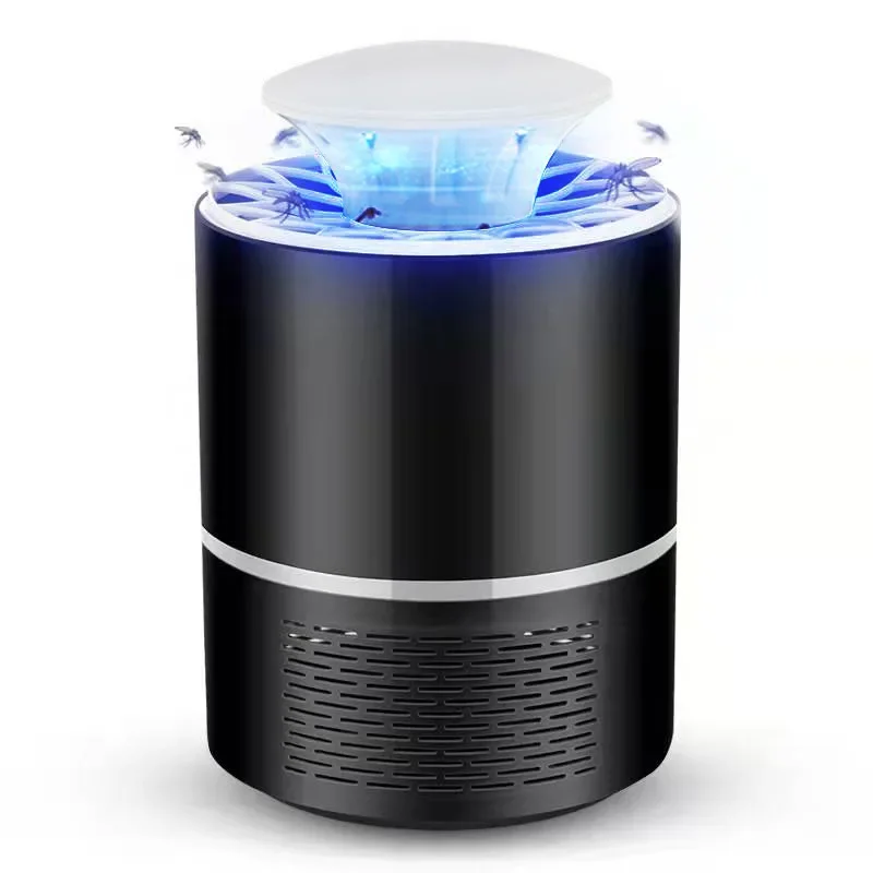Lámpara LED fotocatalítica para interiores, luz antimosquitos con enchufe directo, USB, color blanco y negro, ideal para dormitorio y sala de estar, novedad: Colorful