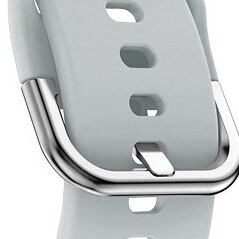 20 mm 22mm zachte siliconen horlogeband voor samsung galaxy watch active 42mm gear  s2 sport waterdichte dames- en herenarmband: Grijs / 20mm