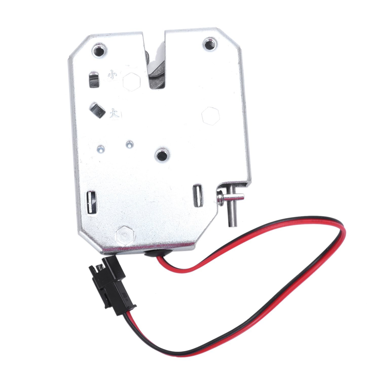 Elektrische Controle Lock Dc 12V 2A Elektromagnetische Deurslot Kast Lade Lockers Lock Klink Koolstofstaal Zilver Hangslot