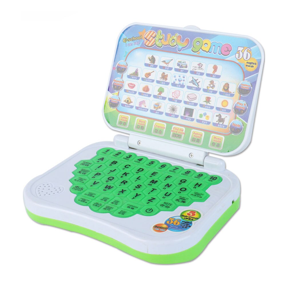 1 Set Learning Machine Toy Pre School Study Toy Laptop Computer Game Portable ABS Plastic Educational Toy For Kids