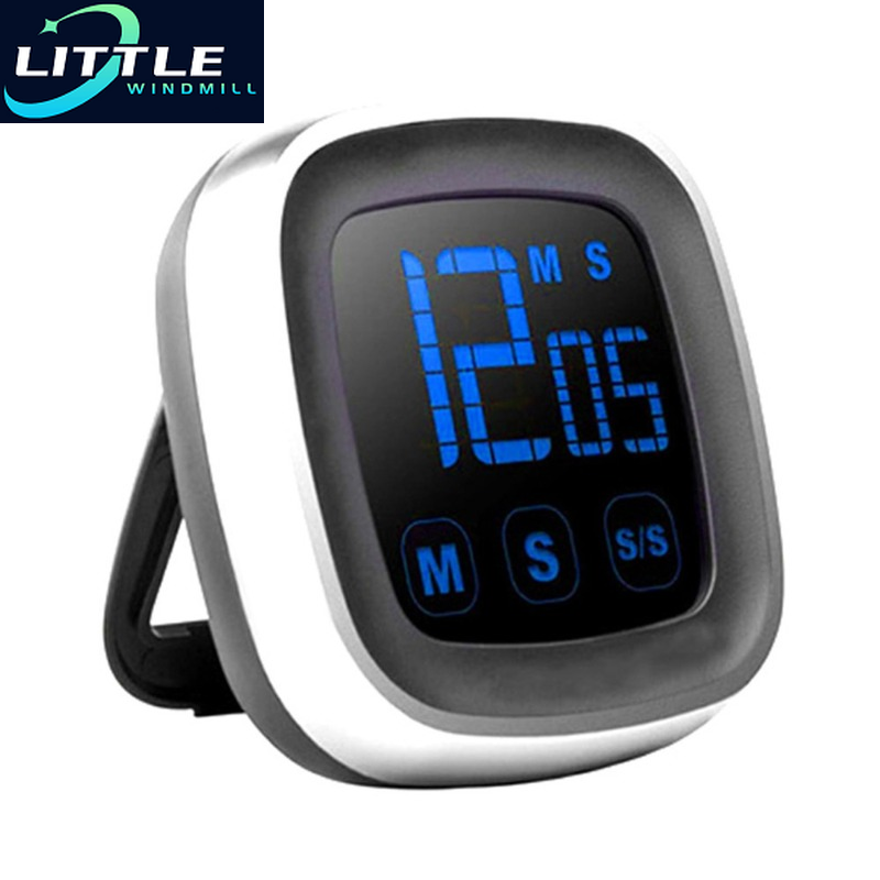 Touch Screen Kitchen Digital Pomodoro Timer Temporizador Stopwatch Alarm Clock Magnetic Kookwekker Kitchen Gadgets Cucina