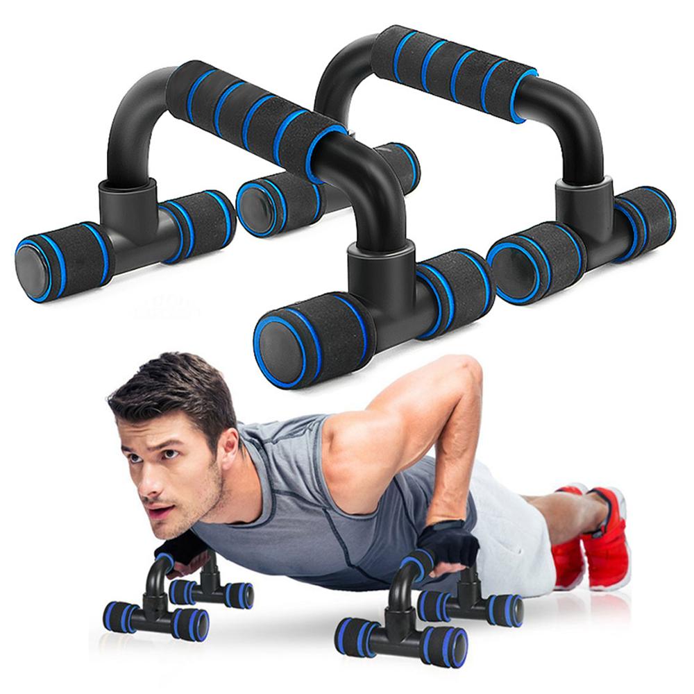Hjemmetræningsudstyr push up stand fitness træning pushup træningsværktøj med polstret skumgreb og skridsikkert håndtag