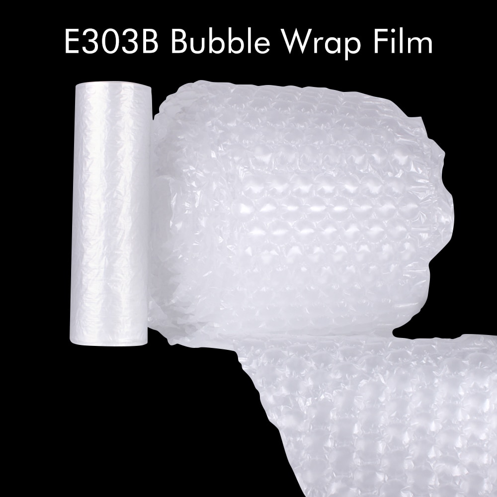 E303B Luchtkussen Film Opblaasbare Verpakking Bubble Wrap Film Buffer Luchtkussen Machine Film Luchtbel Kussen 400Mm Breedte