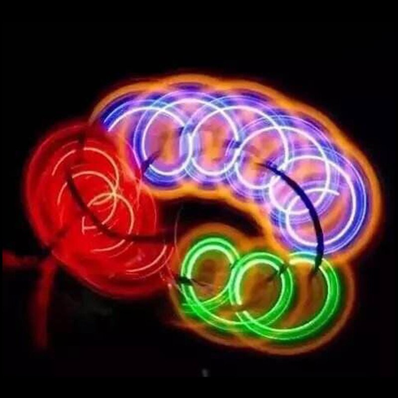 Neue 1 Pcs Licht-up Magnetic Gyro Räder Lustige Blinkende Licht Spin Spielzeug für Kinder