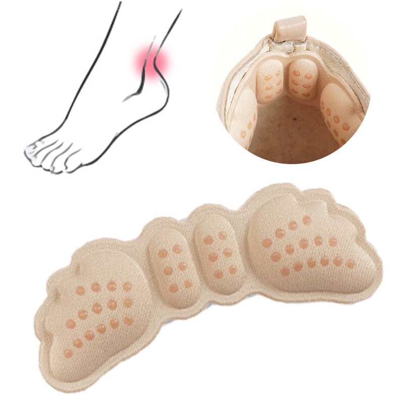 Women Heel Pads Insoles for Shoes Peds High Heels Adjust Size Slip Resistant Liners for Womens Anti-wear Pellow Cushion for Feet