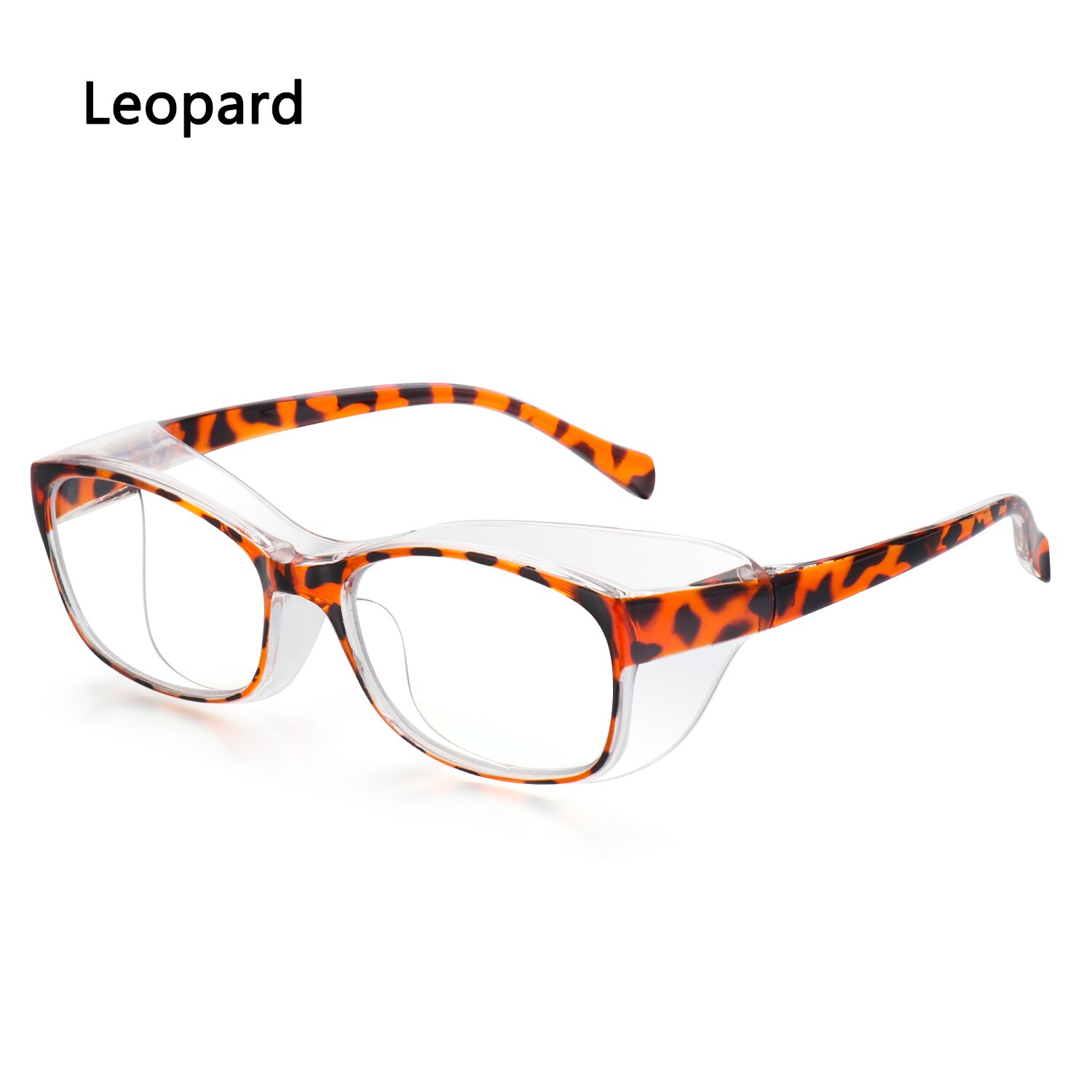 Safety Glasses Anti-fog Pollen GogglesBlue Light Blocking Glasses UV400 Protection Glasses Anti-saliva Dust-proof for Men Women: leopard2