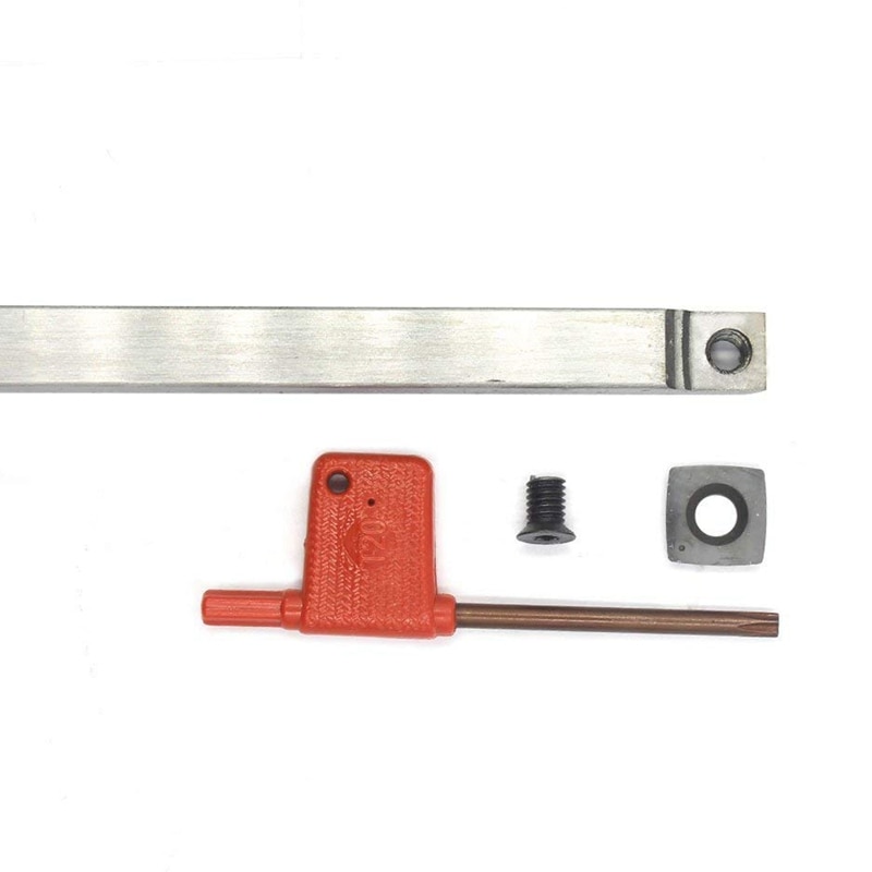 Herramienta de torneado de madera, desbaste, torno de madera con punta de carburo, tamaño completo, 1 Uds., inserto de corte de carburo cuadrado (15x15x2,5mm con Radio)