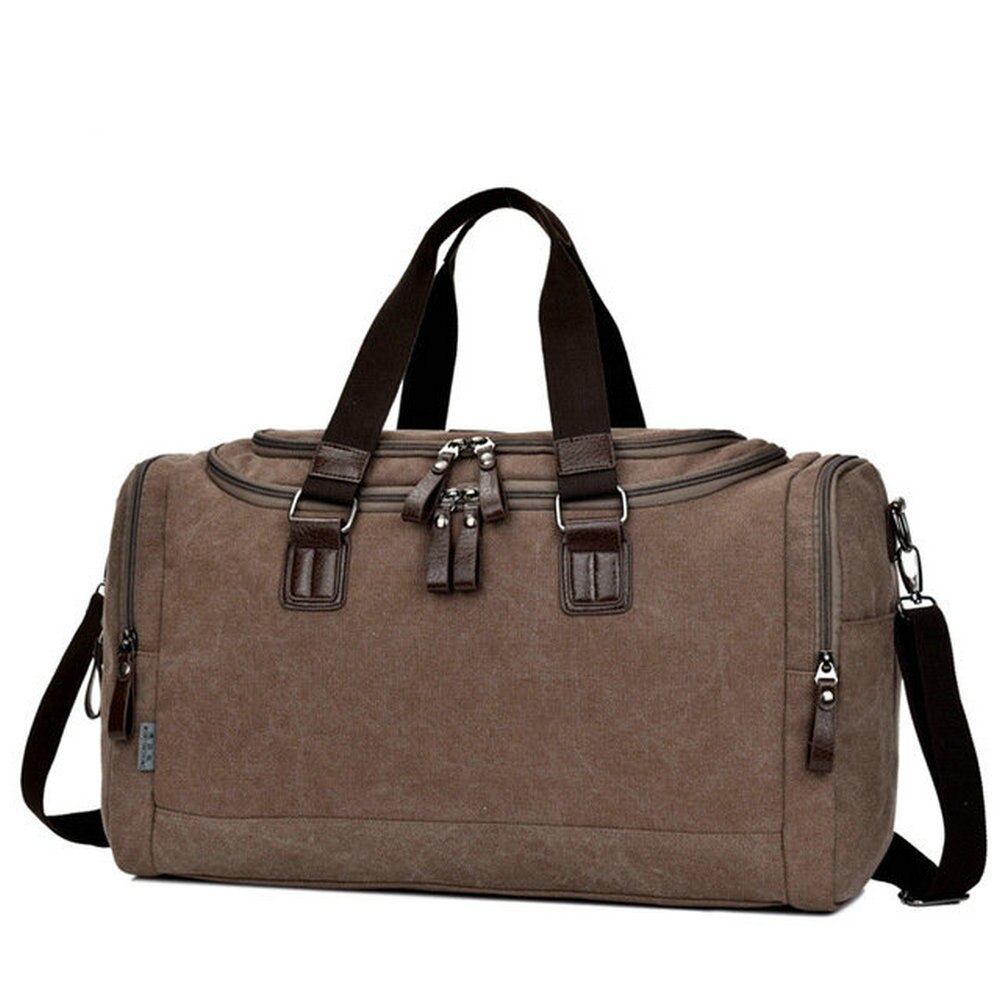 mannen canvas handtas outdoor reizen grote capaciteit mannen casual wear schoudertas crossbody tas B46-06