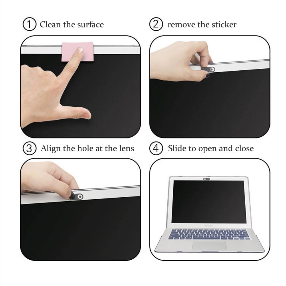 5Pcs/10Pcs Colorful Webcam Cover Universal Camera Antispy Privacy Protection Cover per Laptop Tablet lenti per telefono adesivo Slider