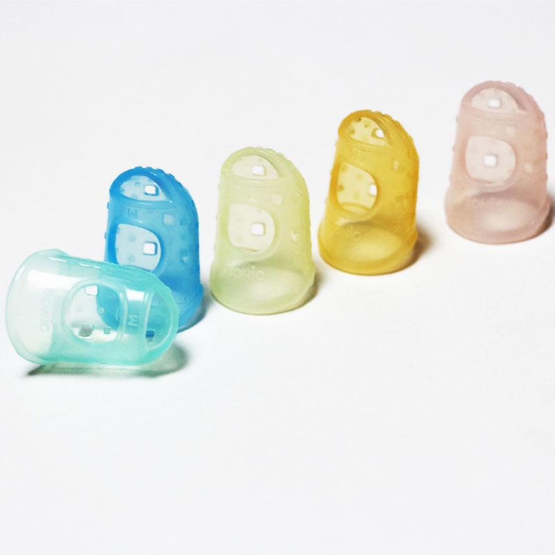 Höhe bunte silikon gummi fingerlinge für schützen Finger