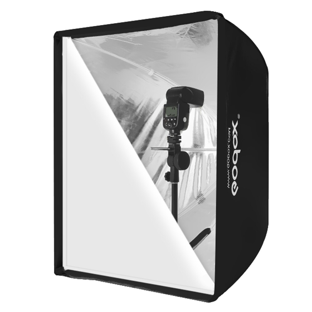 Godox-paraguas Softbox Rectangular, 50cm x 70cm / 20 &quot;x 28&quot;, con montura Bowens, Speedlite, foto estroboscópica, estudio