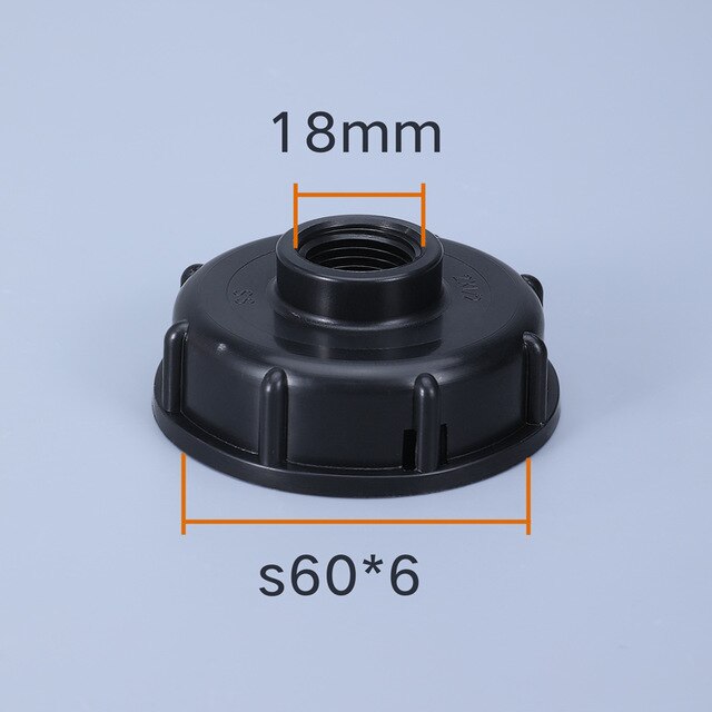 S60*6 IBC tank adapter plastic Garden Tap Valve Irrigation Connector water tank fittings: 7