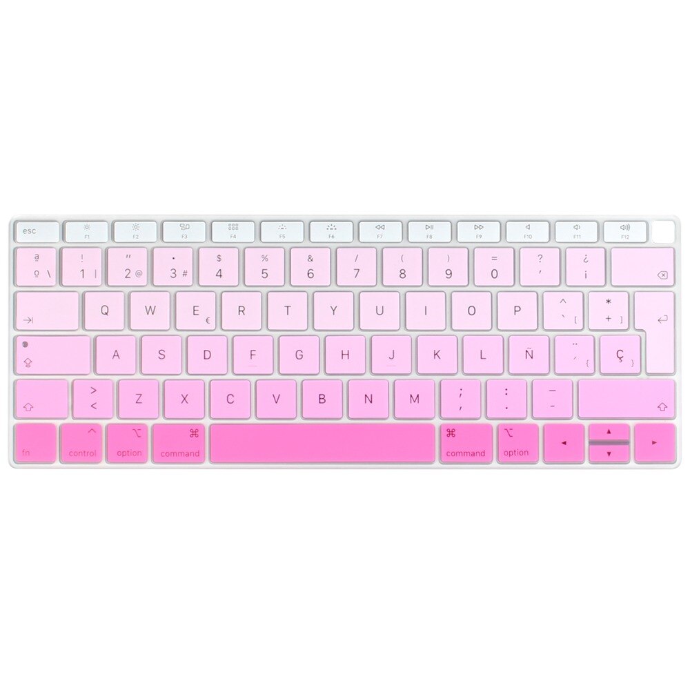 Euro Spanisch tastatur Abdeckung für Macbook Luft 13 & berühren Ich würde Staub nachweisen Schutz Schrittweise Ändern Farben Mac buch 13.3 "A1932