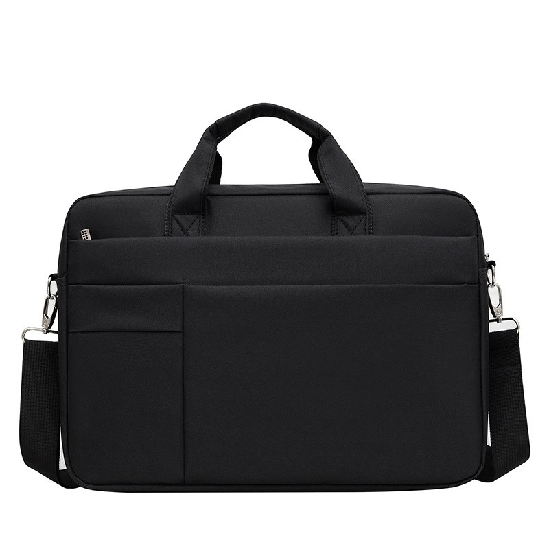 Bolso para portátil de gran capacidad para trabajo, viaje, oficina, maletines de negocios para hombre, bolso para portátil, documentos, funda de ordenador con correa: Oro