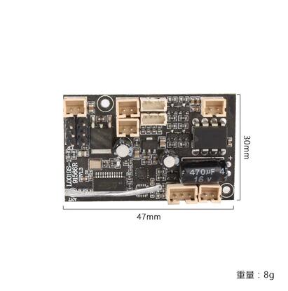 LD NSX RC auto-onderdelen shell glazen band moederbord afstandsbediening set servoarm: Bordeaux