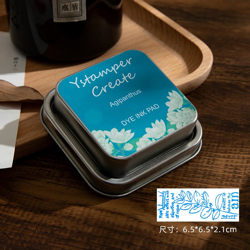 Stamp Ink Pads for Rubber Stamps Waterproof Pads for Acid-Free Non-Toxic Card Making Wood Fabric and Paper: J