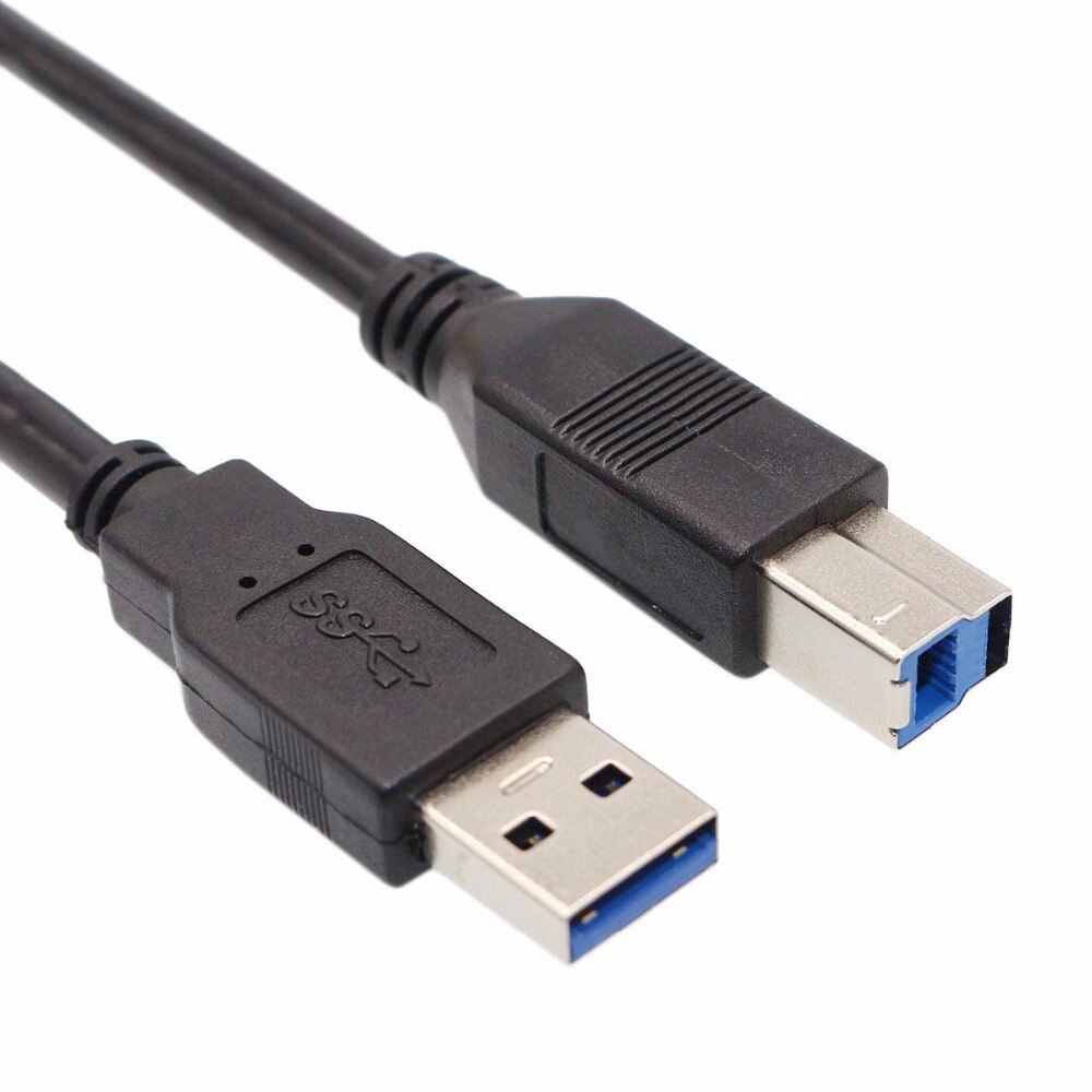 USB Printer Cable USB 3.0 Type A Male to B Male AM to BM Scanner Cable 50CM