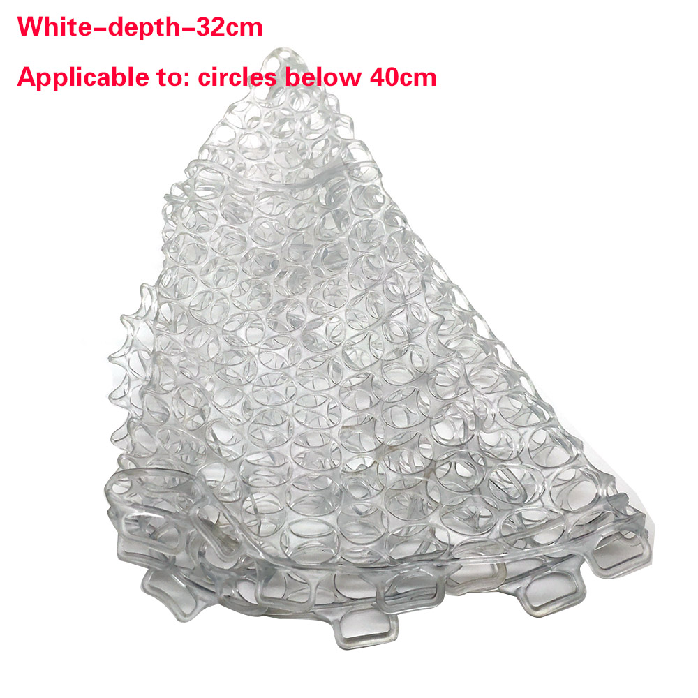 Dip Net Head Depth：32/40/47/55cm Hand Net Replacement PVC Material Fishing Accessories