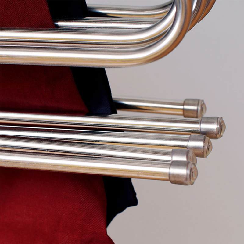 S-Vormige 5 Lagen Broek Hanger Rack Badkamer Keuken Organizer Broek Houder Tie Rack Voor Kleerhanger Rvs