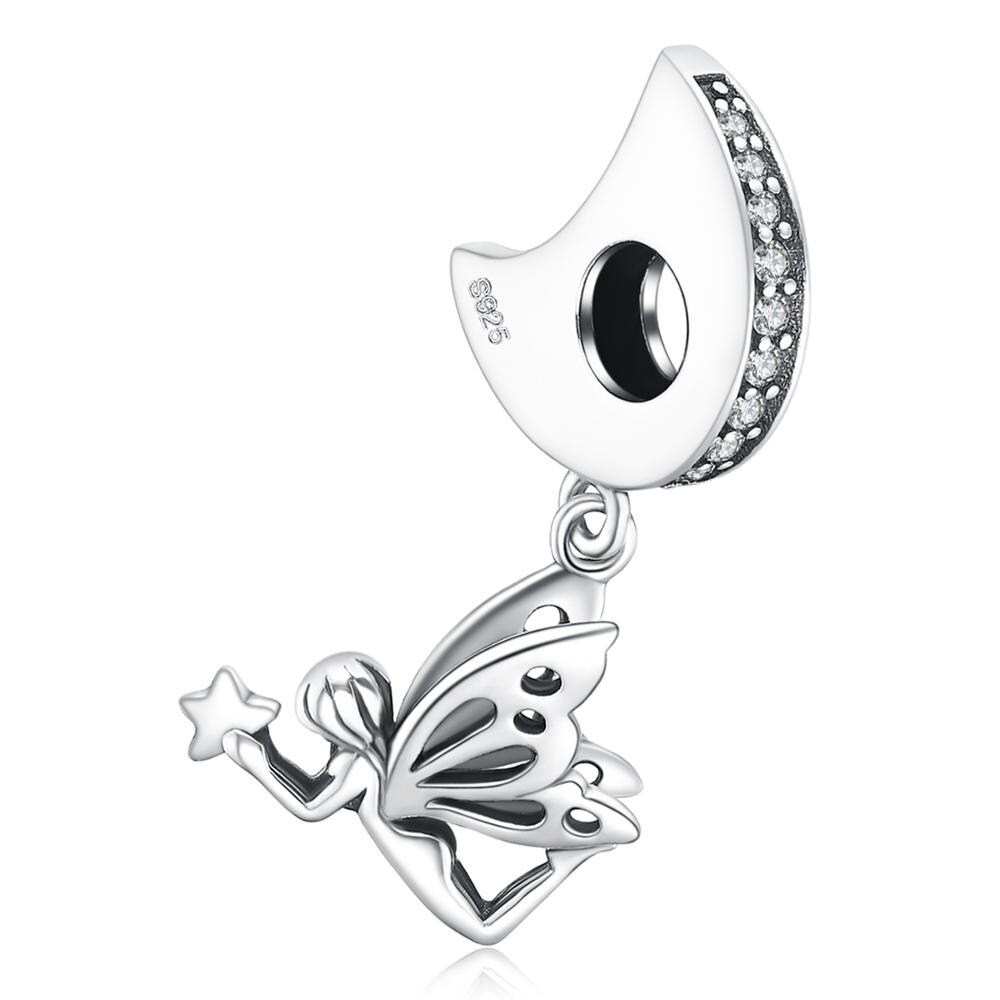 JewelryPalace Fairy Angle 925 Sterling Silver Beads Charms Silver 925 Original For Bracelet Silver 925 original Jewelry Making