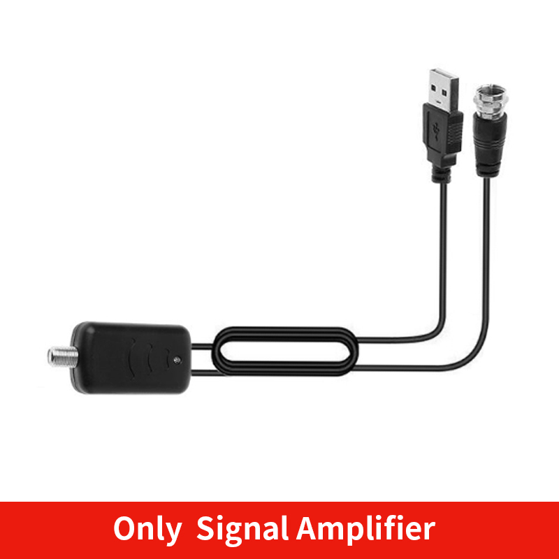 300miles Digital TV Antenna 8K/4K TV Antena 20dB HDTV Antenna 3M HD for Camper Van Caravan Boat Car Bedroom For VHF UHF: Only Amplifier