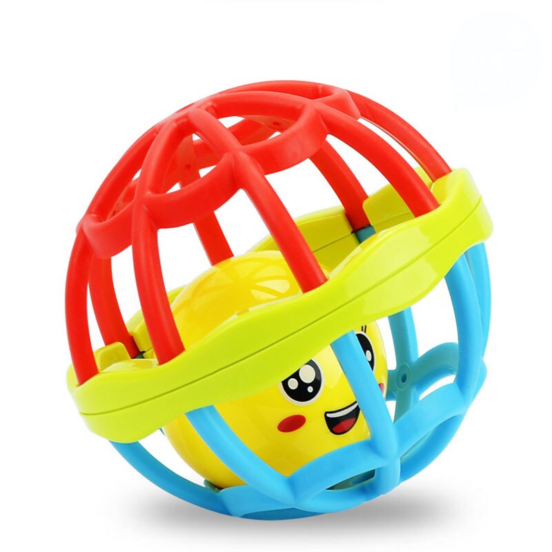 Baby Teether Toy Hole Ball Grinding Teeth Massage Hand Catching Ball Baby Learning Crawling Companion Sleep Comforting Toy