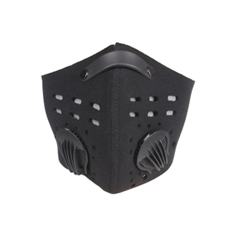 West Biking-mascarilla antipolvo para hombre y mujer, con carbón activado, para correr, anticontaminación, aislamiento facial, W4U4: 3