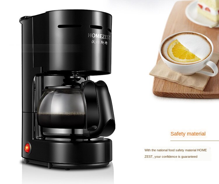 Electric American Drip Coffee Machine Tea Maker 0.65L Automatic Household Mini Protable Coffee Makers