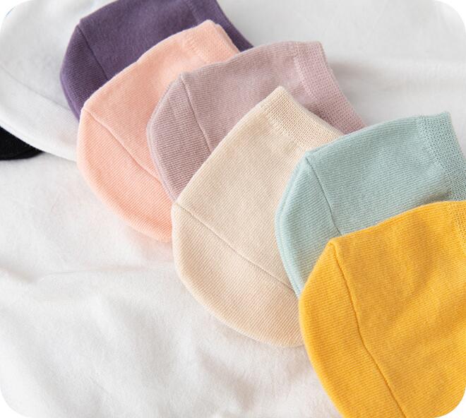 Women Invisible Half Socks For High Heels Anti-Slip Silicone Front Foot Shallow Mouth Boat Socks Breathable Cotton Women's Socks