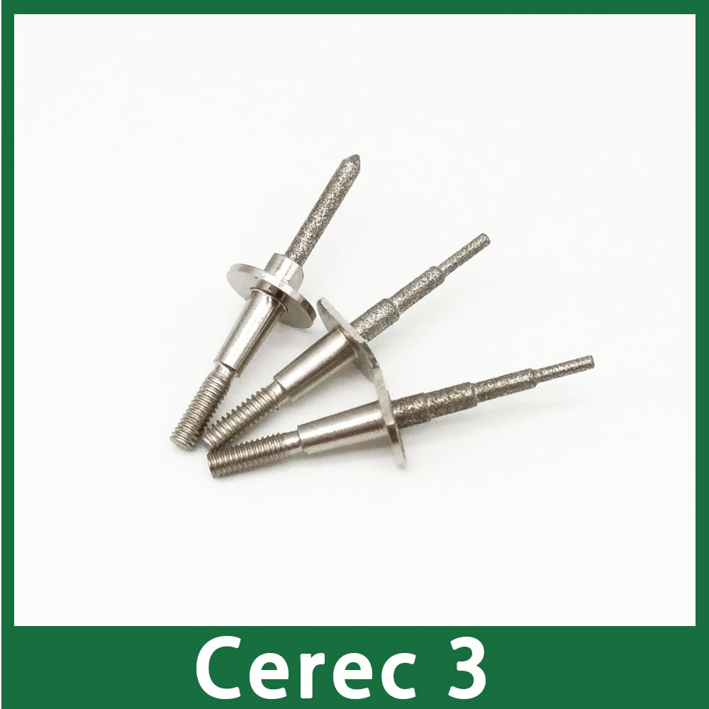 Cerec-lijadora de diamante compacta 3/Inlab, fresas para cerámica de vidrio, disilicato de litio