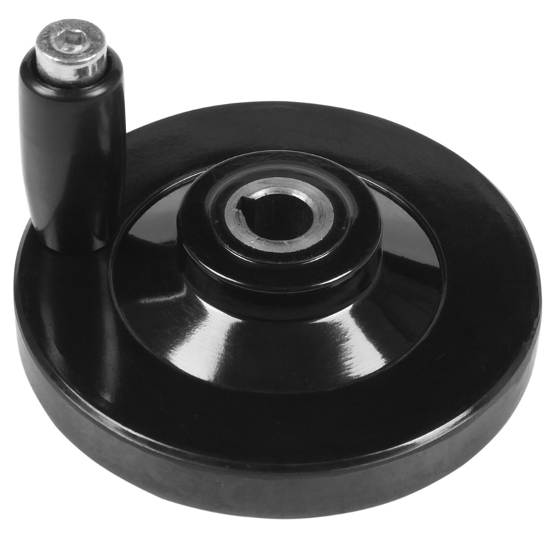 1 stk drejehåndtag håndhjul drejebænk fræsemaskine bageste krusningshåndhjul med drejningshåndtag 10 x 80mm: Default Title