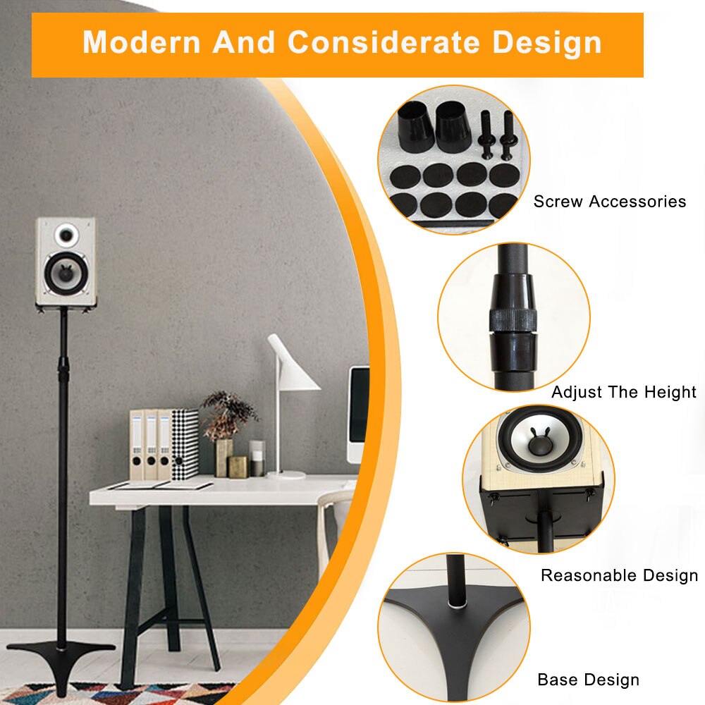 2 sztuk 78-145cm Rigal głośnik stojak dla Samsung Q900A JBL HW 950A bar wysokość regulowany uniwersalny głośnik stojak podłogowy wspornik