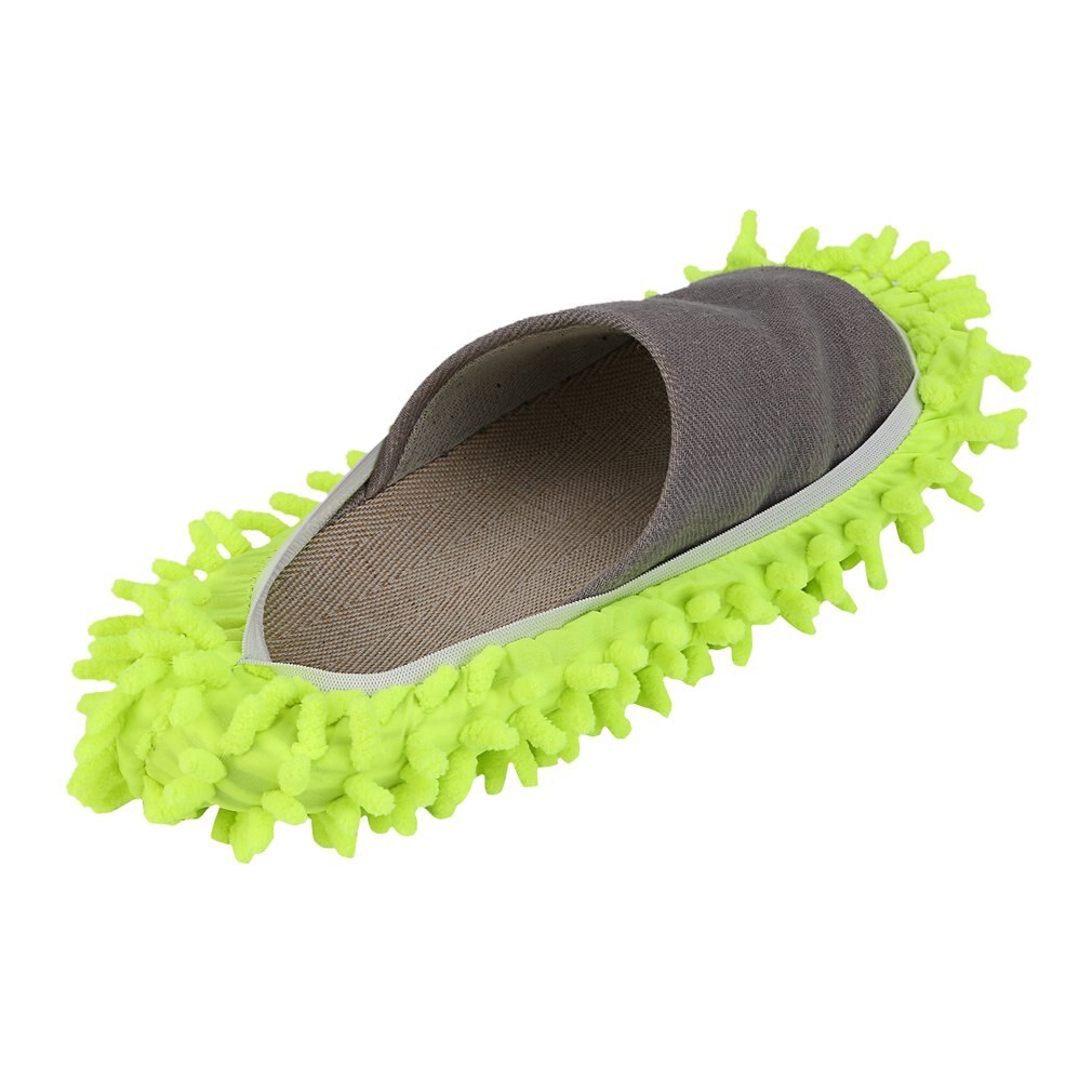 Zapatillas mopa multifunción antipolvo, cubierta lavable y reutilizable para pies, microfibra, herramientas de limpieza de suelo, cubierta para zapatos