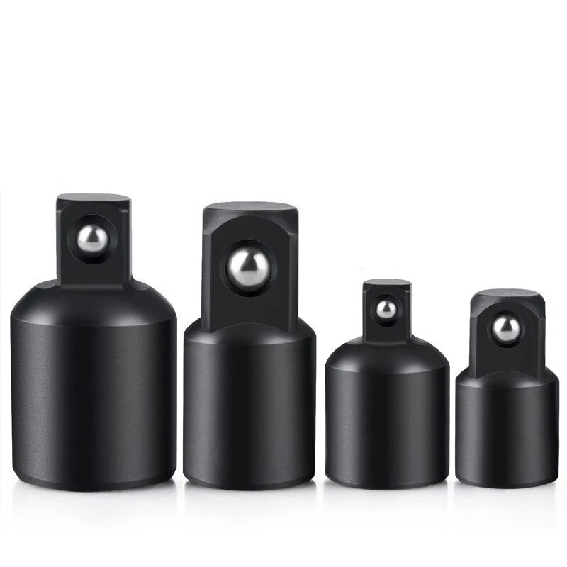 4pcs Impact Extension Socket Adapter Socket Set Extension 1/4 3/8 1/2Inch Hex Shank Drill Extension Nut Driver Sockets Hex Shank: 1