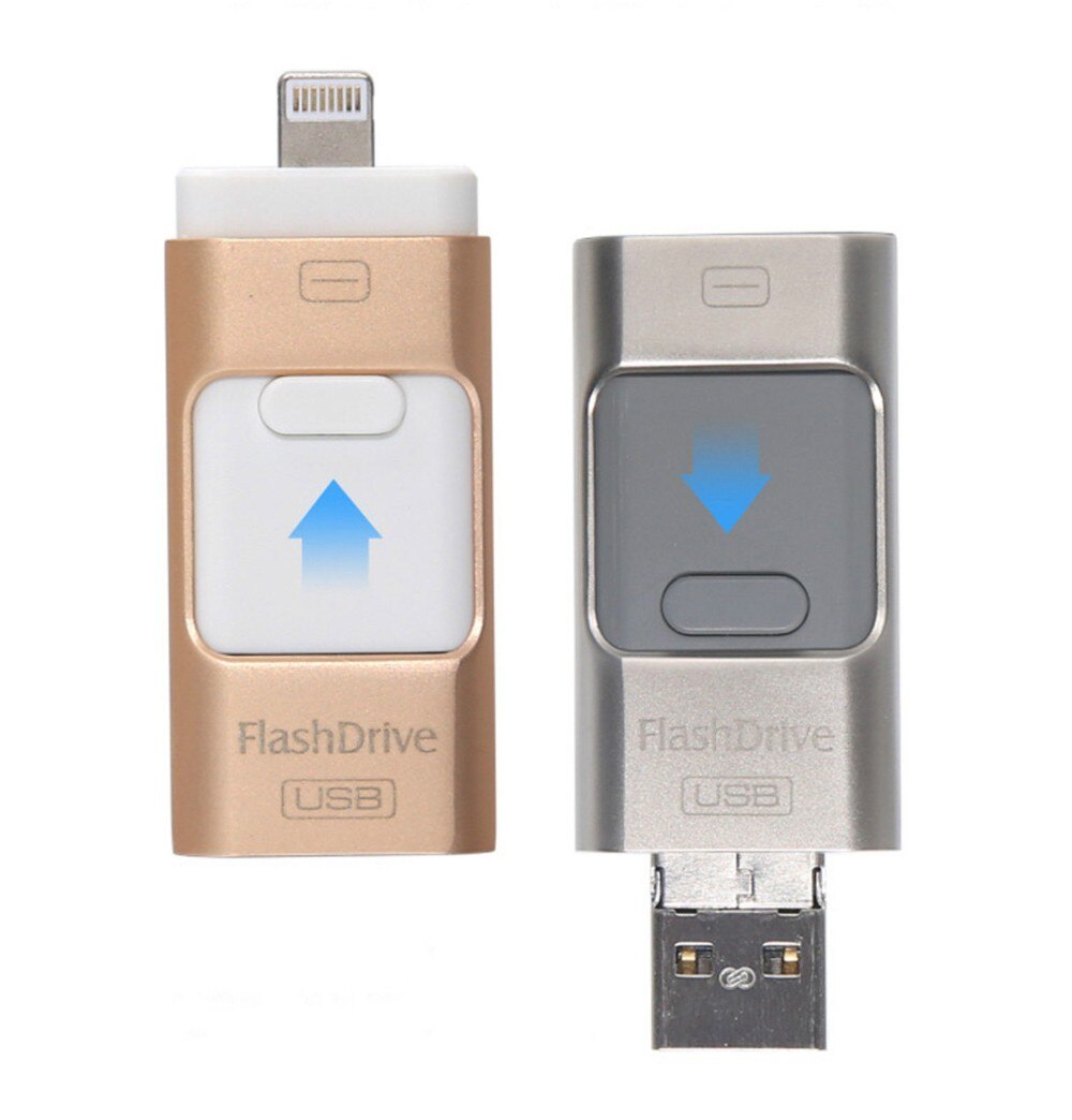 I-flash iFlash Drive HD u-disk, interfaz Micro USB 3 en 1 para Android/iPhone 5/6/5s/6plus 8, iPad, iPod/PC/MAC, 32GB, novedad