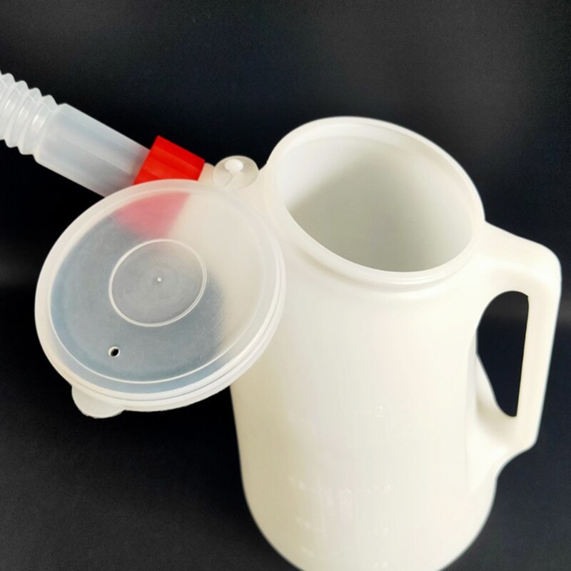 Translucent 5l Oil Dispenser with Automotive Oil Container Measuring Jug Oil Can Dispenser Bottle Enough for Fluids