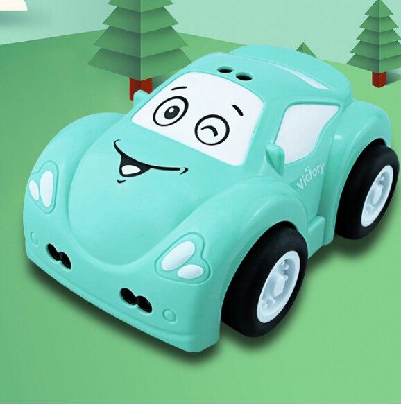 Cartoon obstacle avoidance sound light interactive baby toy