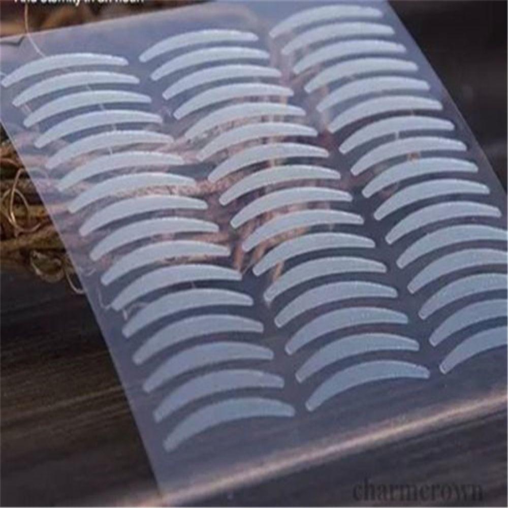 600 Stks/doos Grote Ogen Make Ooglidcorrectie Sticker Onzichtbare Dubbele Ooglid Tape Vouw Zelfklevende Stickers S/L Clear Beige cosmatic Tool: E