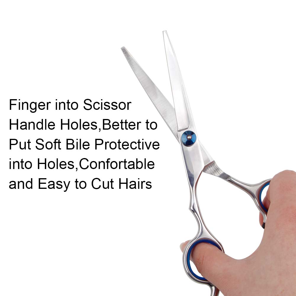 Ciseaux de coiffure coupe amincissement outil de coiffure acier inoxydable ciseaux à cheveux amincissement cisailles outil