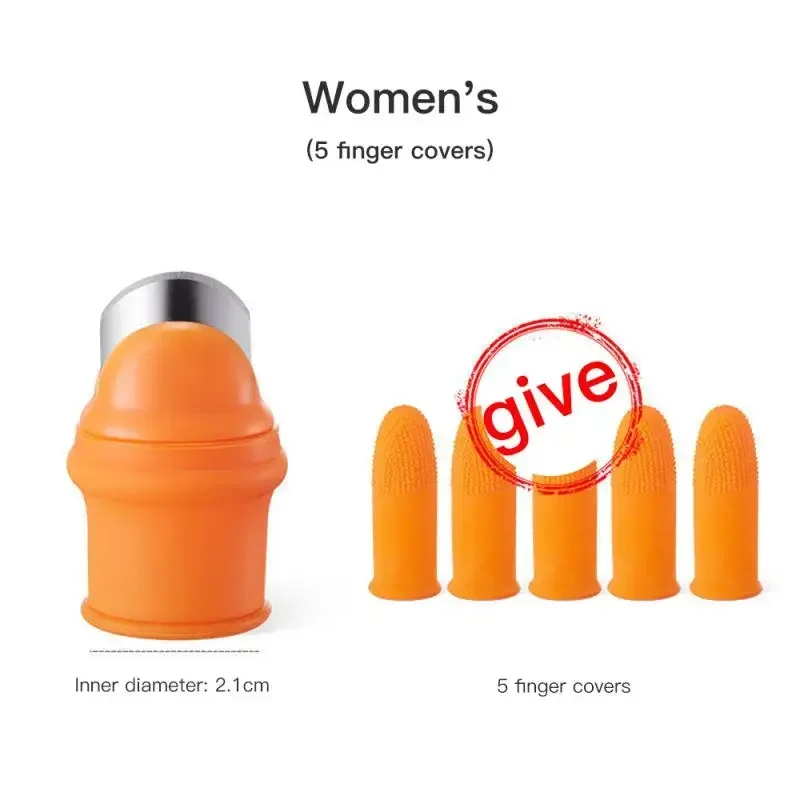 Upgrade Silicone Thumb Knife Cutter For Garden Separator Finger Plant Fruit Picking Knife Portable Knife For Kitchen Garden Tool: Light Grey