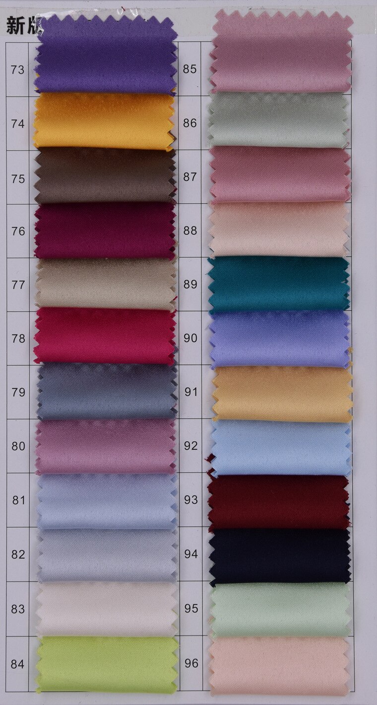 120 Colors Wedding Dress Heavy Satin Material 150cm Width Evening Dress Satin Fabric