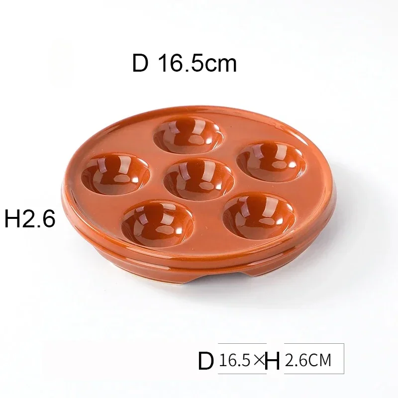 6 caves Passover Seder Plate, Ceramic Porcelain Dishes, Easter Egg Plate, Pesach tableware: Yellow