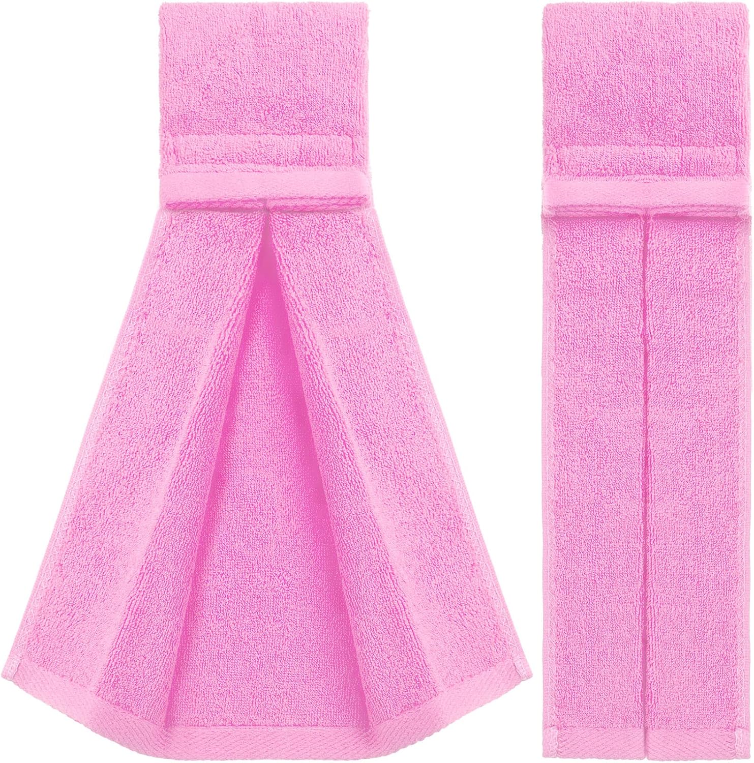 2 stück baumwoll-Sport-fußballhandtücher mit verschluss, schweißhandtücher für Sport, fitnessstudio, herren und damen (weiß)