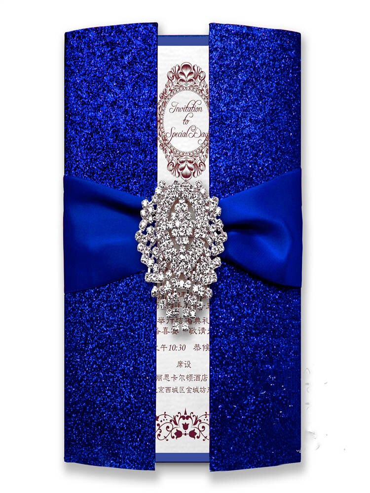10pcs High-end stamping wedding invitations wedding supplies Wedding invitations card Business invitation: 3