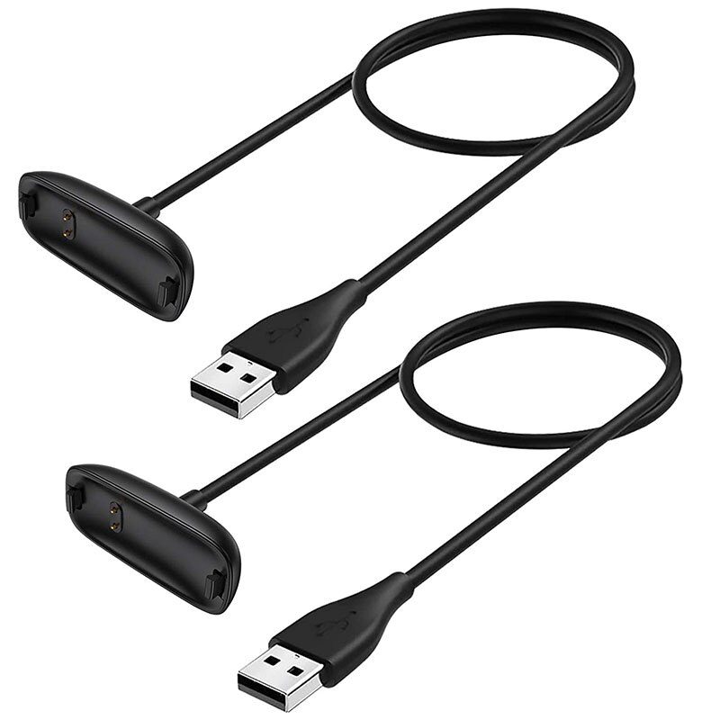 2 Pack 3.3FT Charging Cable USB Charging Stand Dock Station for Fitbit Inspire 2 Smartwatch(Not for Inspire)