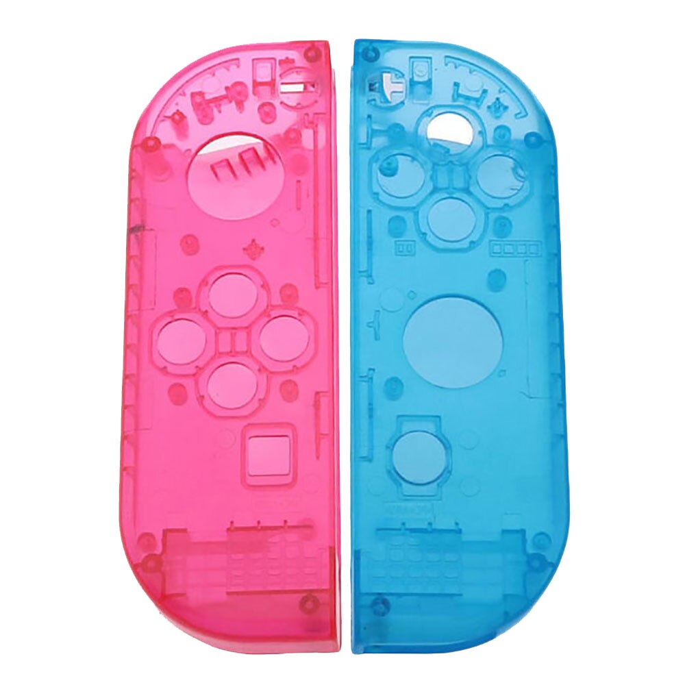 JCD For Joy-con Transparent Shell for Nintend Switch NS JoyCon Controller DIY Replacement Housing Shell Right Left Case + Tool: PU